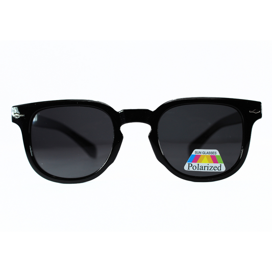Jubleelens Wayfarer Glossy Black Sunglasses - Black Polarized Protect Your Eyes in Style with These Sleek and Sophisticated Shades