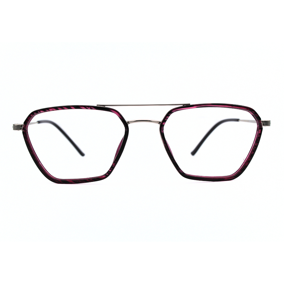 Jubleelens Triangle 23005 Eyeglasses Tortoise Red Frames for Everyday Wear