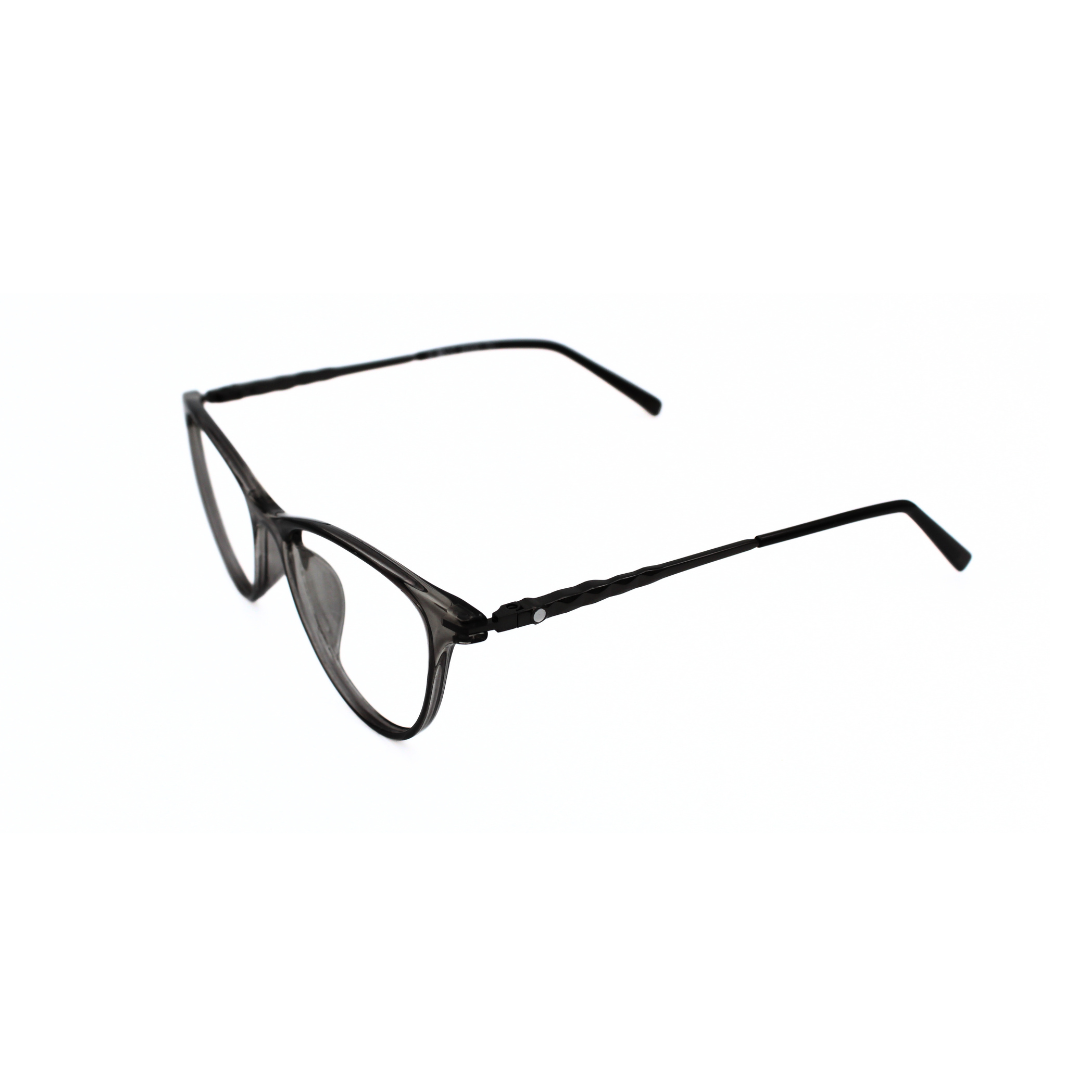 Jubleelens Vintage Oval Eyeglasses - Transparent Gray 126706