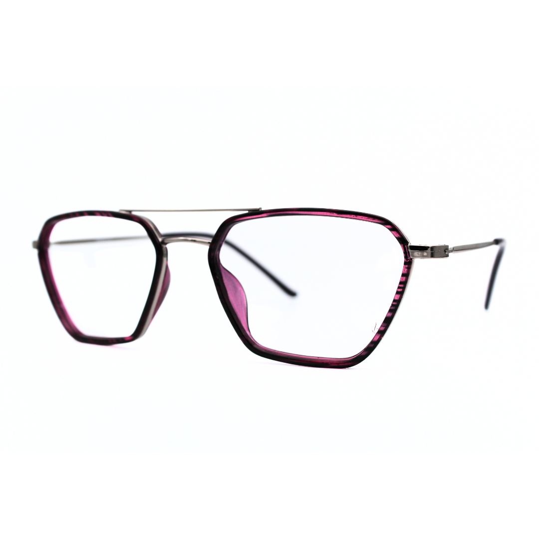 Jubleelens Triangle 23005 Eyeglasses Tortoise Red Frames for Everyday Wear