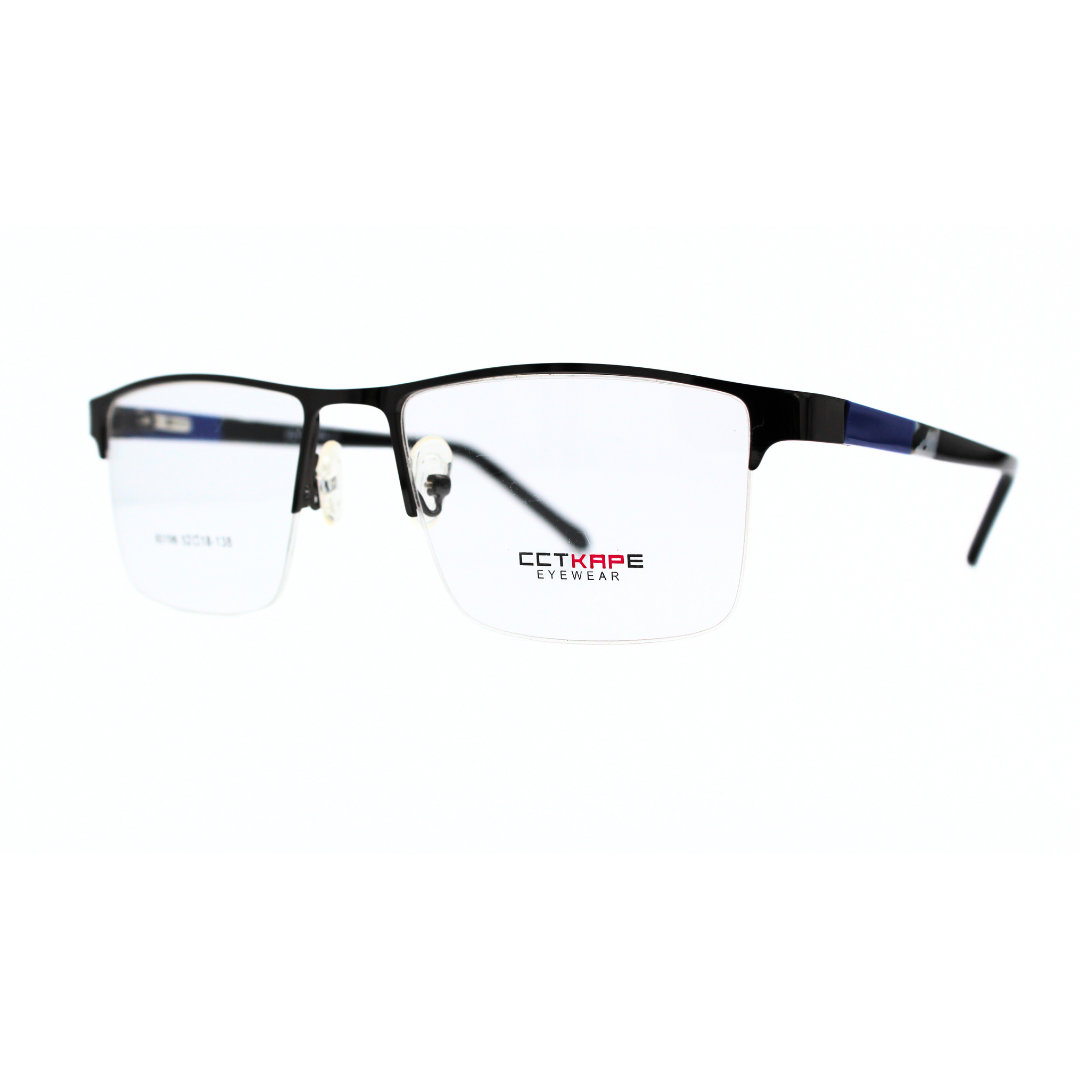 Jubleelens Supra 80196 Gunmetal Blue Eyeglasses The Perfect Frame for Any Occasion