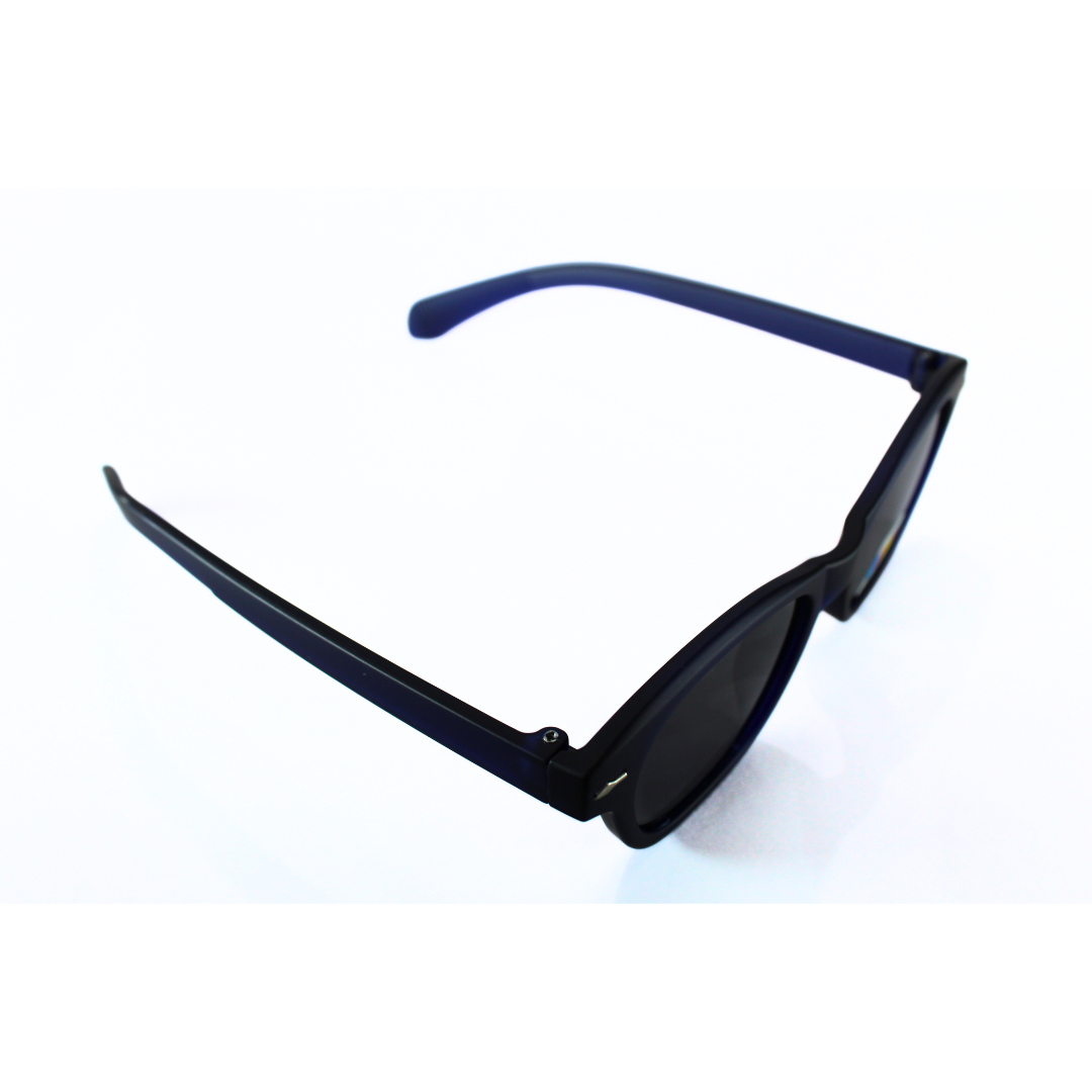 Jubleelens CatEye Matte Blue - Black Polarized 2 Sunglasses: Protect Your Eyes in Style with These Bold Shades