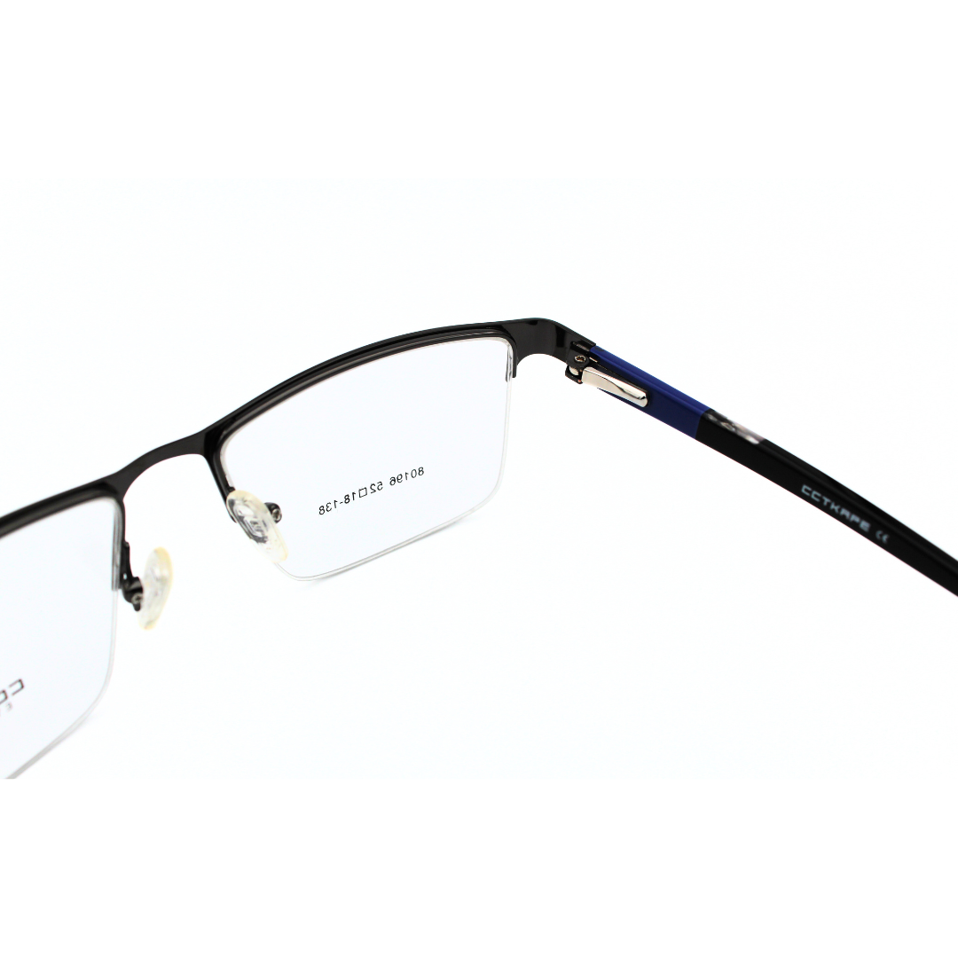 Jubleelens Supra 80196 Gunmetal Blue Eyeglasses The Perfect Frame for Any Occasion