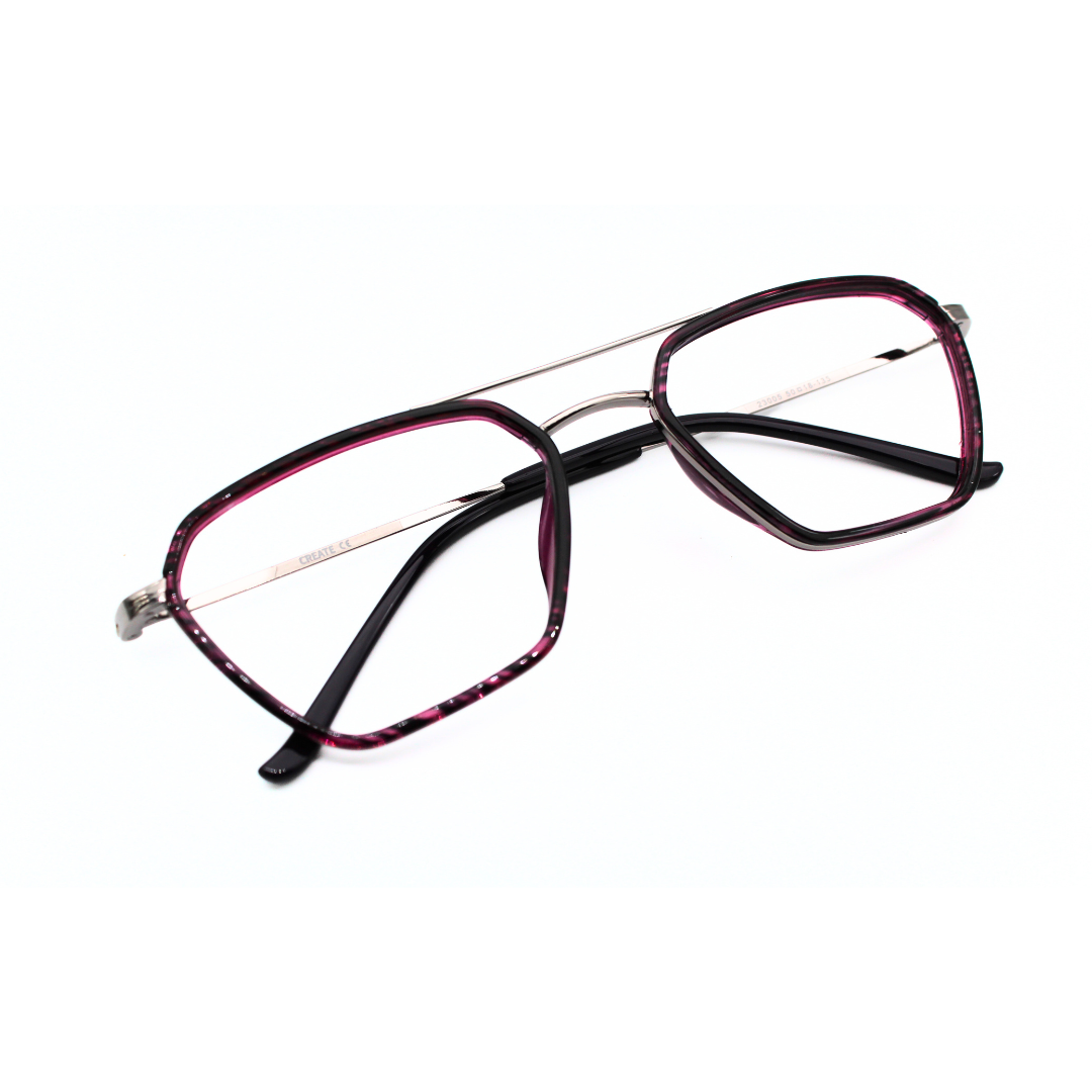 Jubleelens Triangle 23005 Eyeglasses Tortoise Red Frames for Everyday Wear