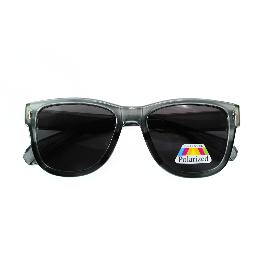 Jubleelens Wayfarer Grey Sunglasses - Black Polarized A Versatile and Stylish Pair for Any Occasion