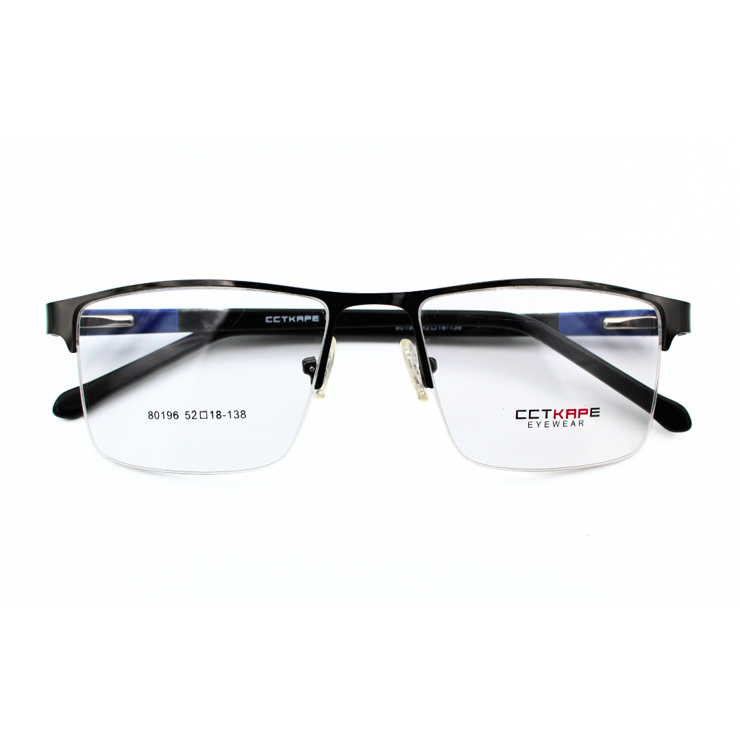 Jubleelens Supra 80196 Gunmetal Blue Eyeglasses The Perfect Frame for Any Occasion
