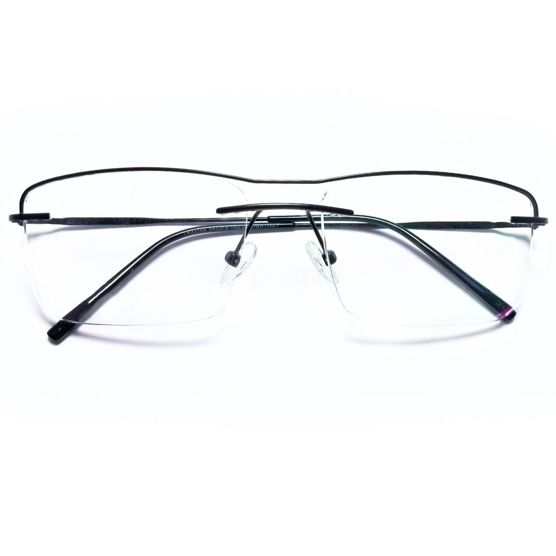 Jubleelens Rimless Premium Eye Trendy Half Rim Frame (54mm)