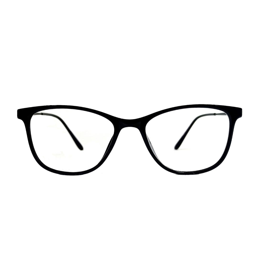 Jubleelens JB-59001 Cat-Eye Lined Specs Eyeglasses - Black Medium