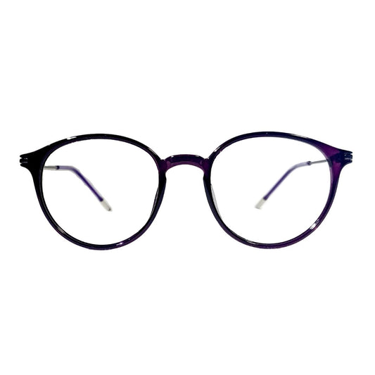 Jubleelens TR35012 Round Lined Specs Eyeglasses - Purple Medium