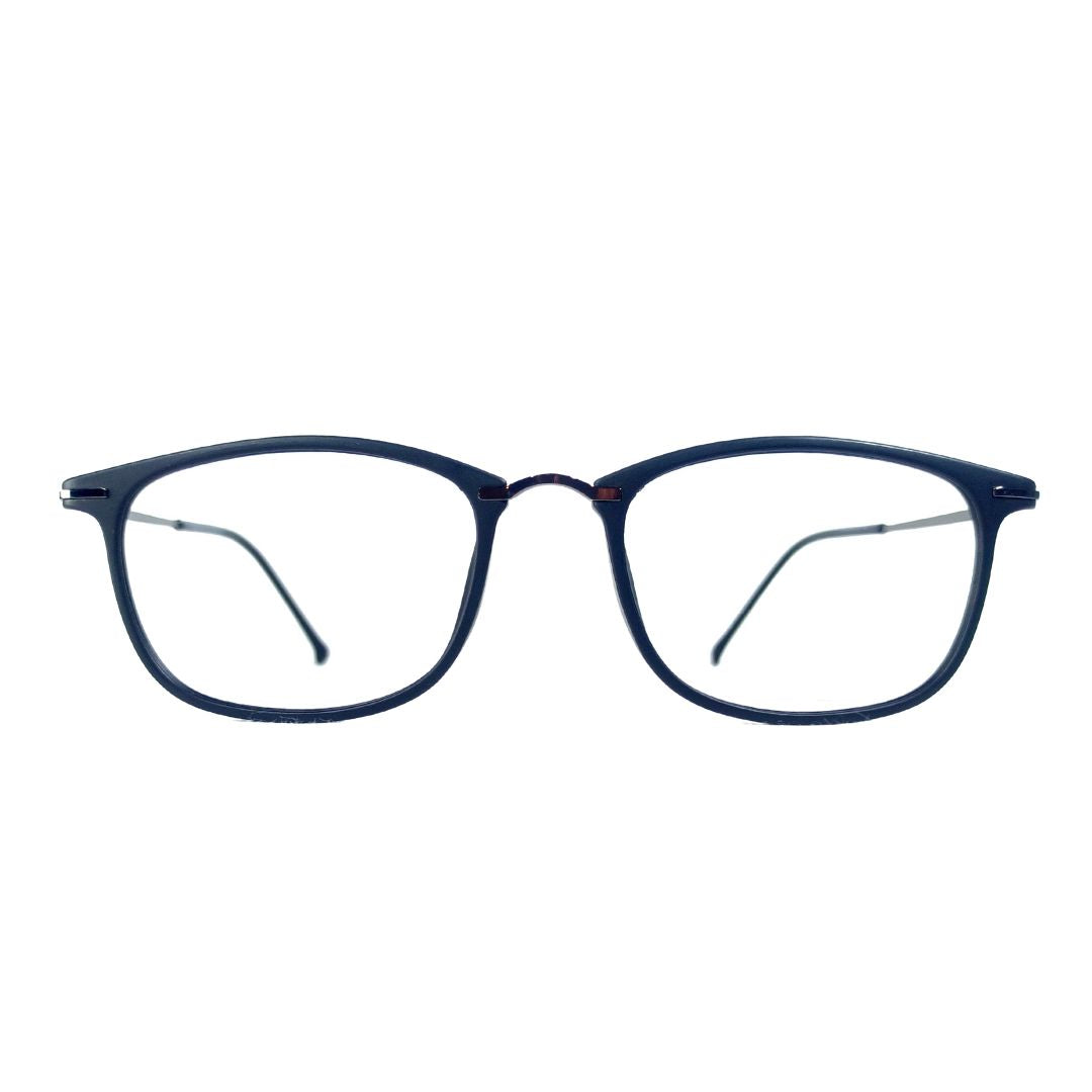 Jubleelens Trendy Square Medium Eyeglasses Frame For Unisex- 1206 (Single Vision)