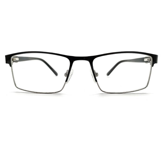 Jubleelens Full Rim Metallic Rectangular Large Frame (51mm)