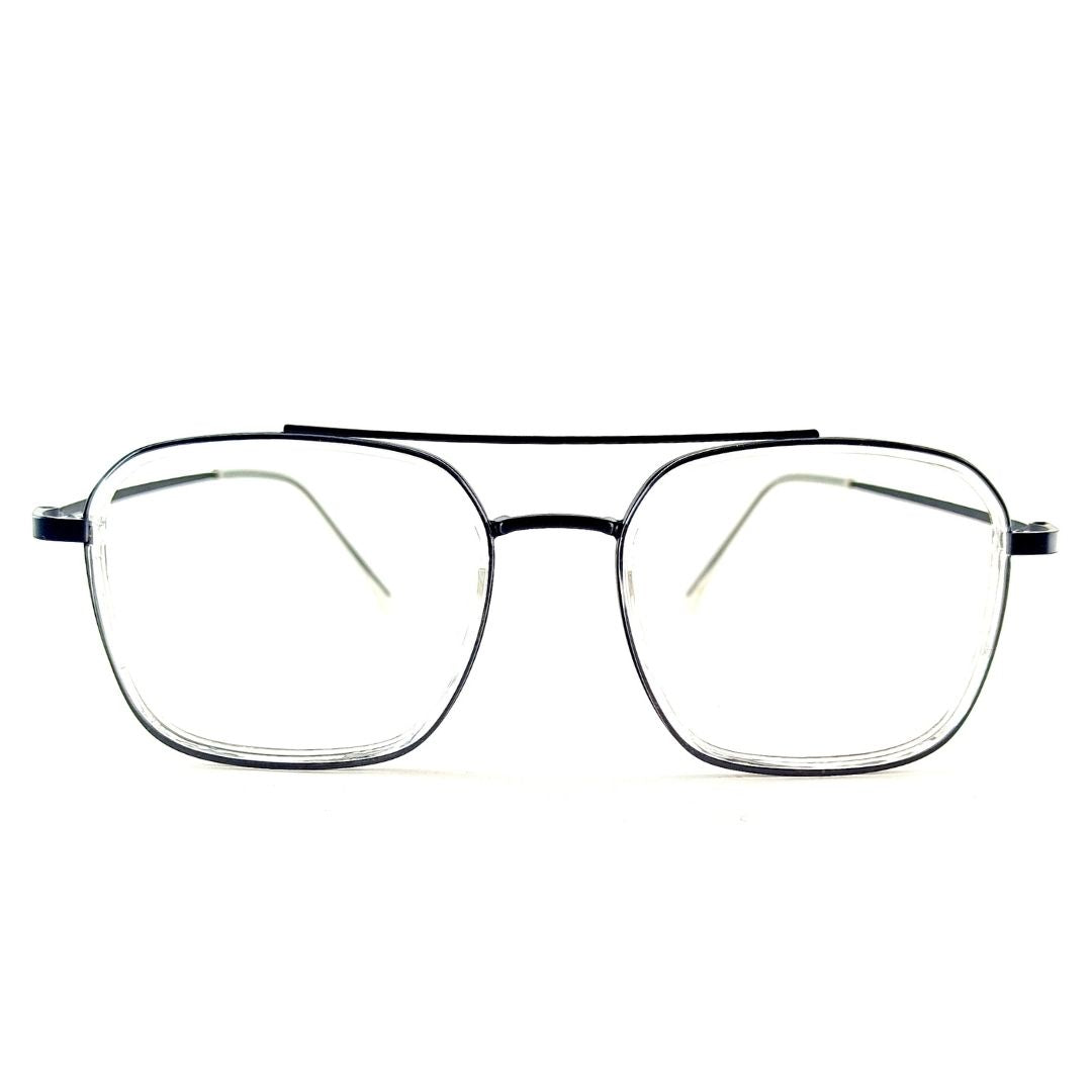 Jubleelens Full Rim Metallic Aviator Frame For Men And Women-(53mm)