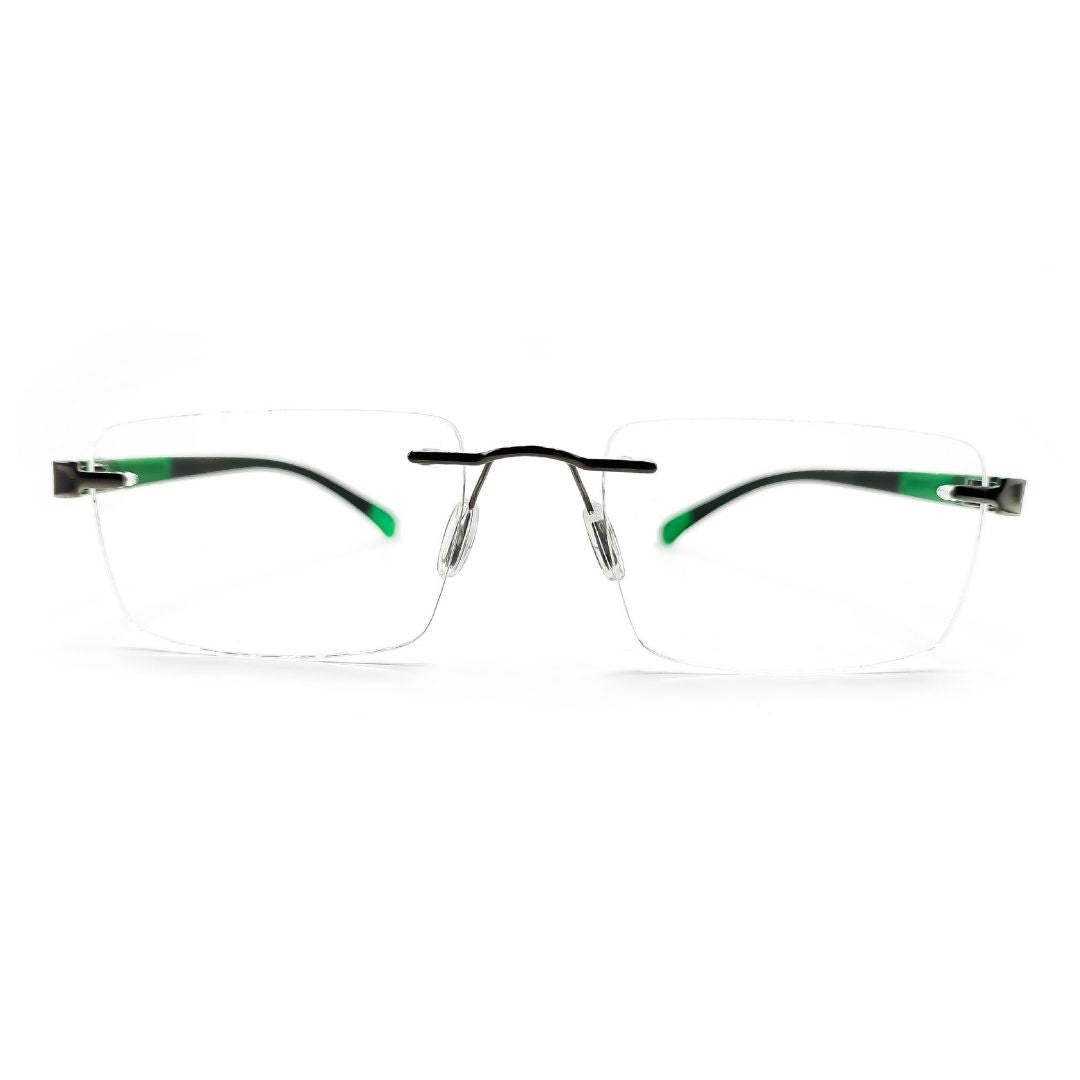 Jubleelens® Rimless Rectangular Frame for Men & Women ( 50mm )