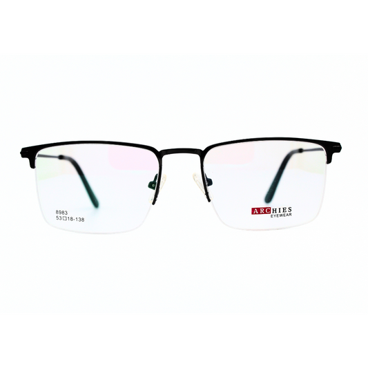 Jubleen's Frame 8983 Supra Gunmetal Eye Glass - Gunmetal The Perfect Accessory for Any Occasion (Single Vision)