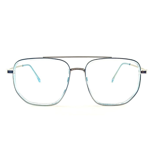 Full Rim Titanium Aviator Frame For Unisex-28502 (56mm)