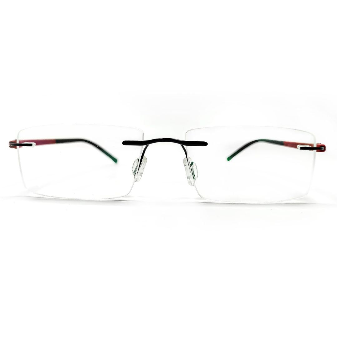 Hardy Wear Rimless Rectangular fire Frame