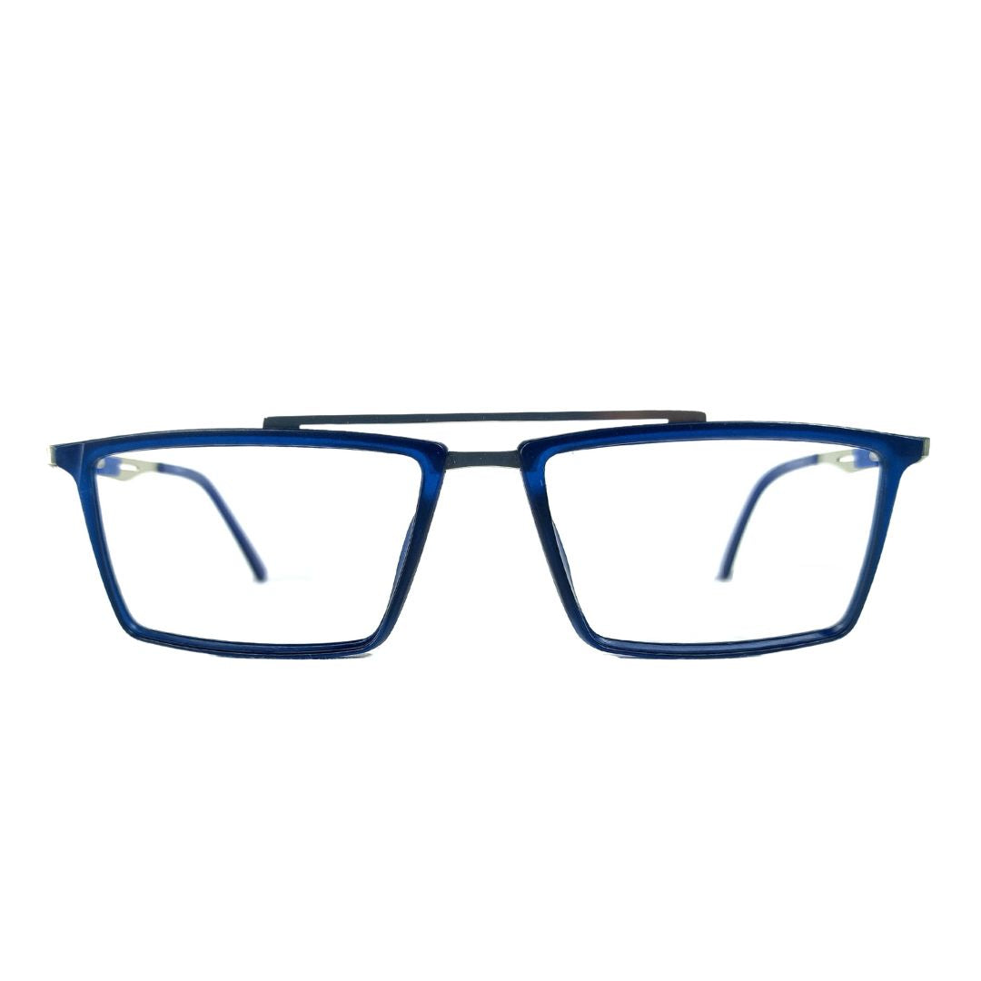 Jubleelens Latest Design Eyeglasses Rectangular Full Rim Frame For Men- B005