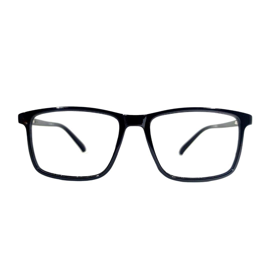 Jubleelens Square Full Rim Black Stylish Eyeglasses Frame For Unisex- U-2032