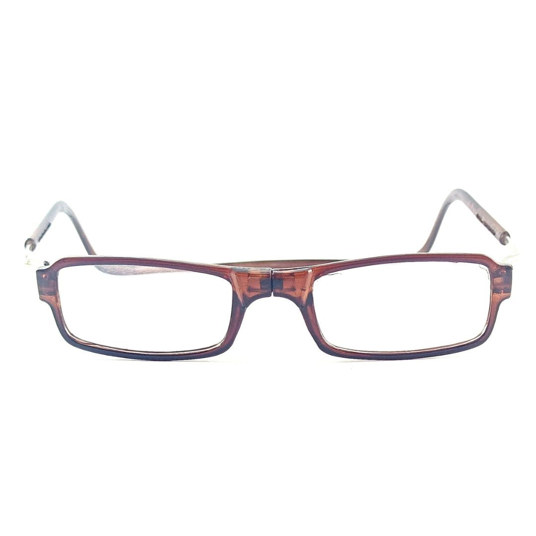 Brown Magnet Rectangular READERS Reading Eyeglasses- Best Reading Experience