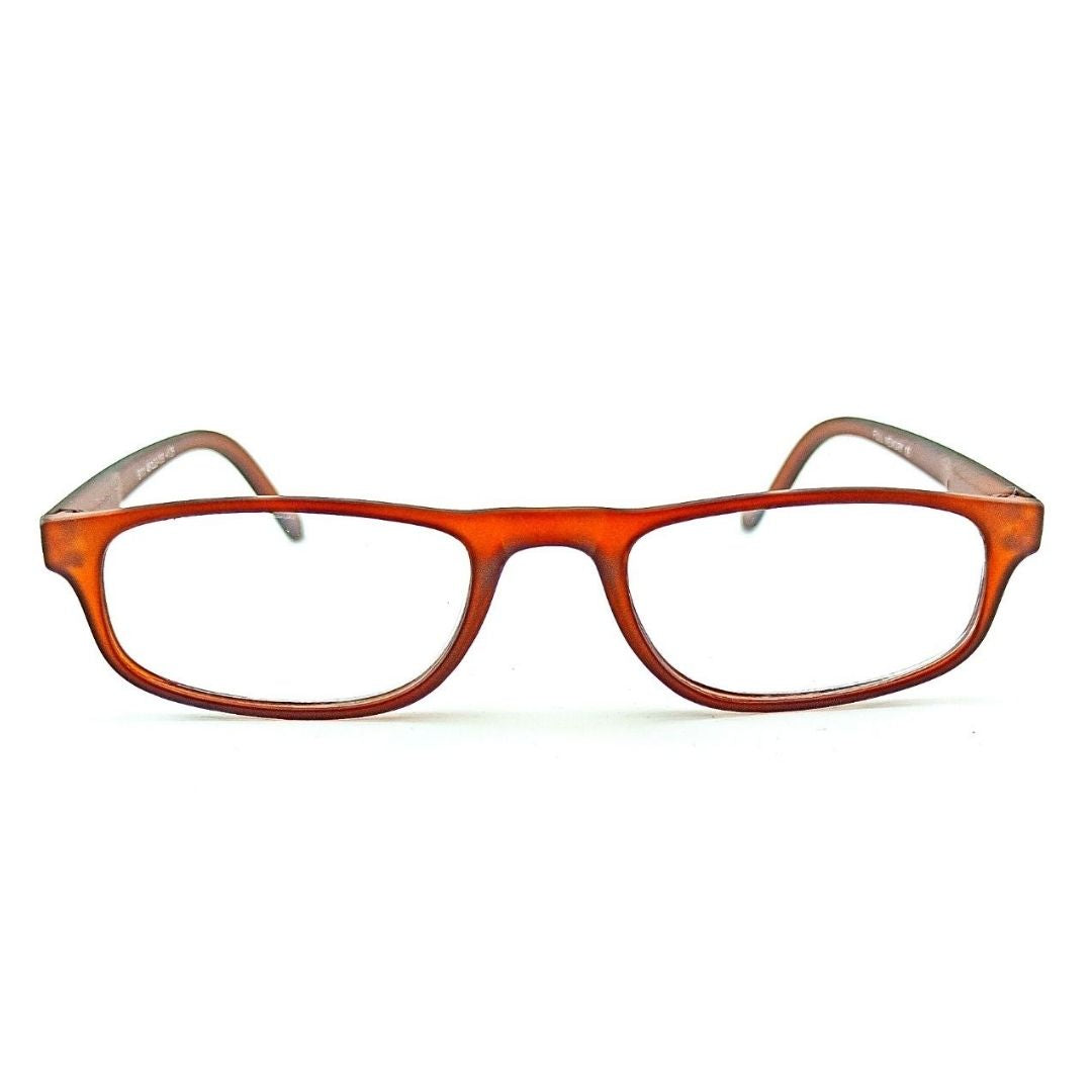 Jubleelens Brown Rectangle READERS Reading Eyeglasses (+1.00 to +3.00 Power)