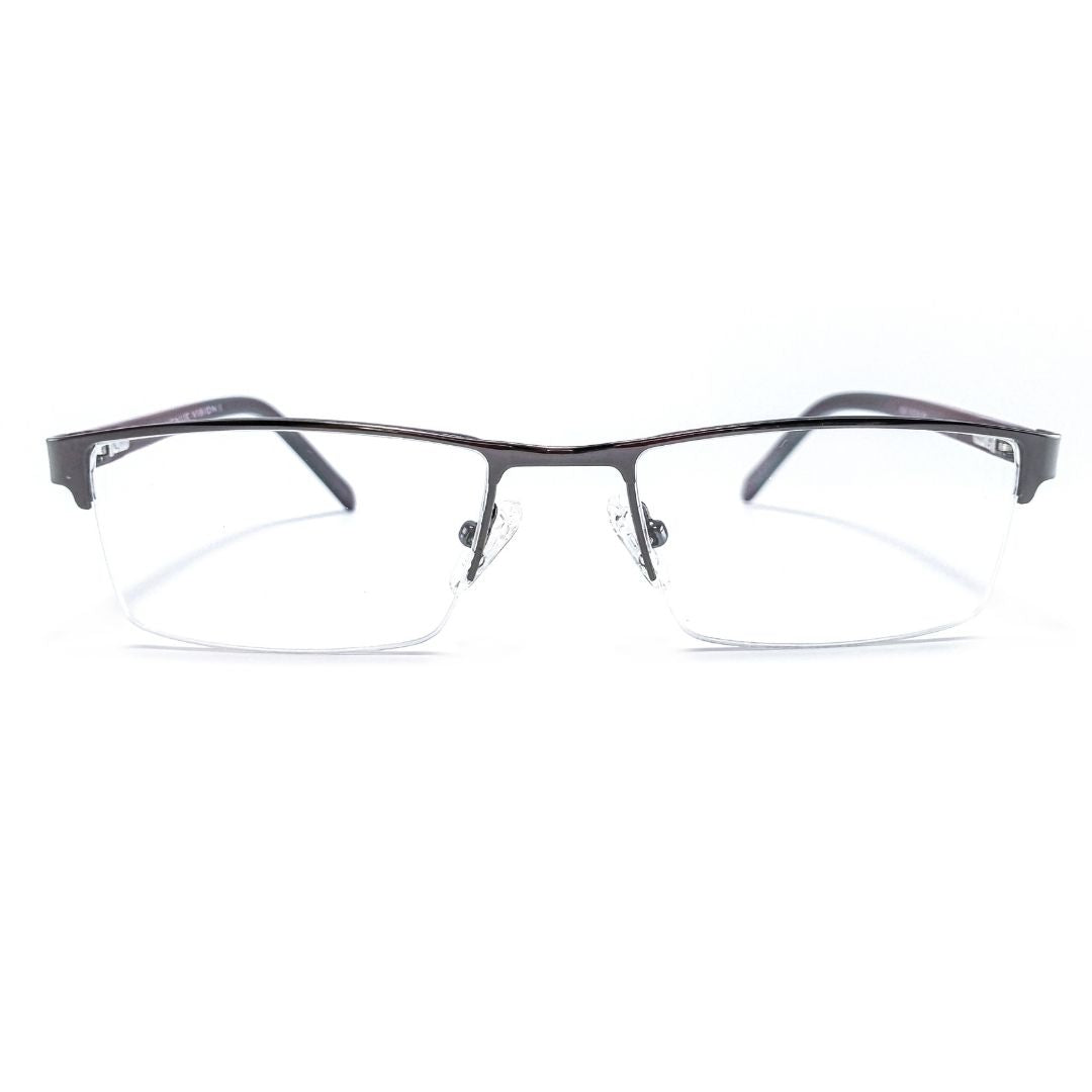 Stylish Supra Purple Half Rim Frame For Unisex- 42027