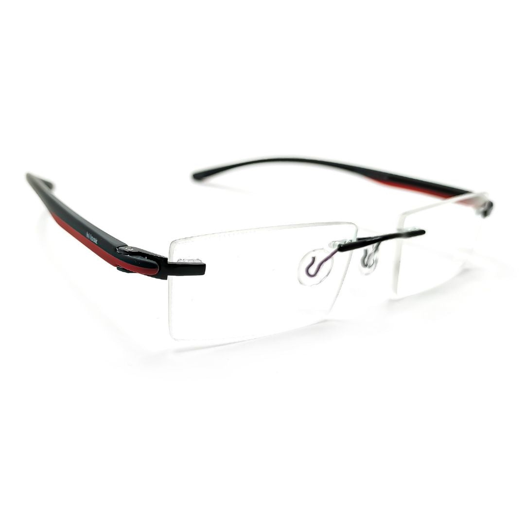 Progressive Framless Spectacles Rectangular Specs