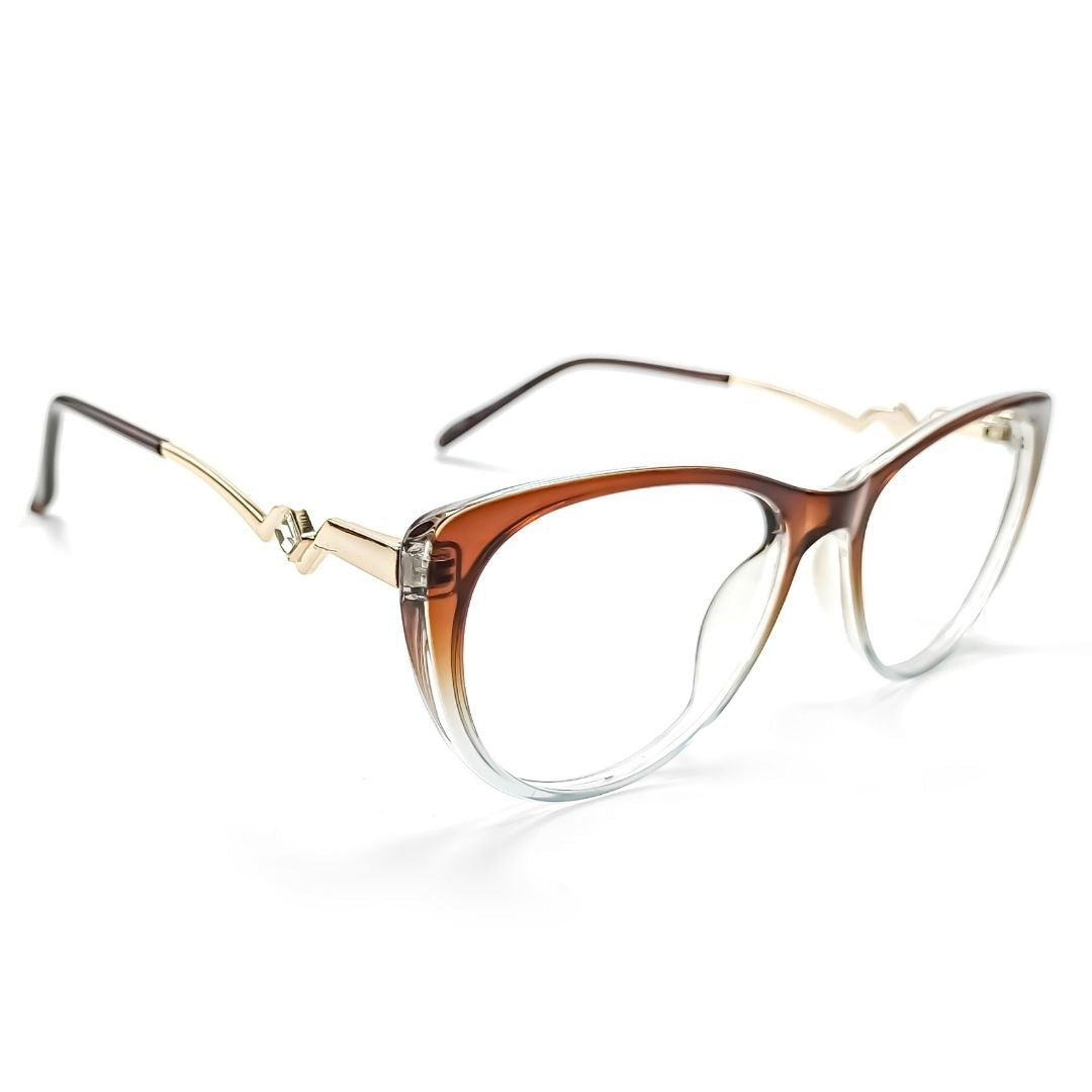 Jubleelens Cupper Cat-Eye Trendy Full Rim Frame Multi shade- 73404