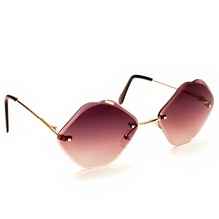 Jubleelens - Butterfly Silk Brown Color Sunglasses - Feminine and Glamorous look with UV Protection For Woman