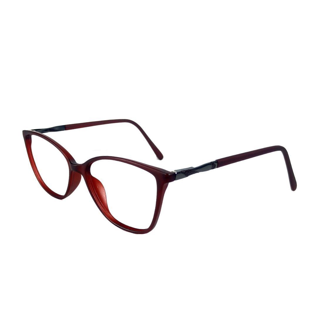 Stylish Rose Woman Full Rim Cat Eye Frame- TR3021