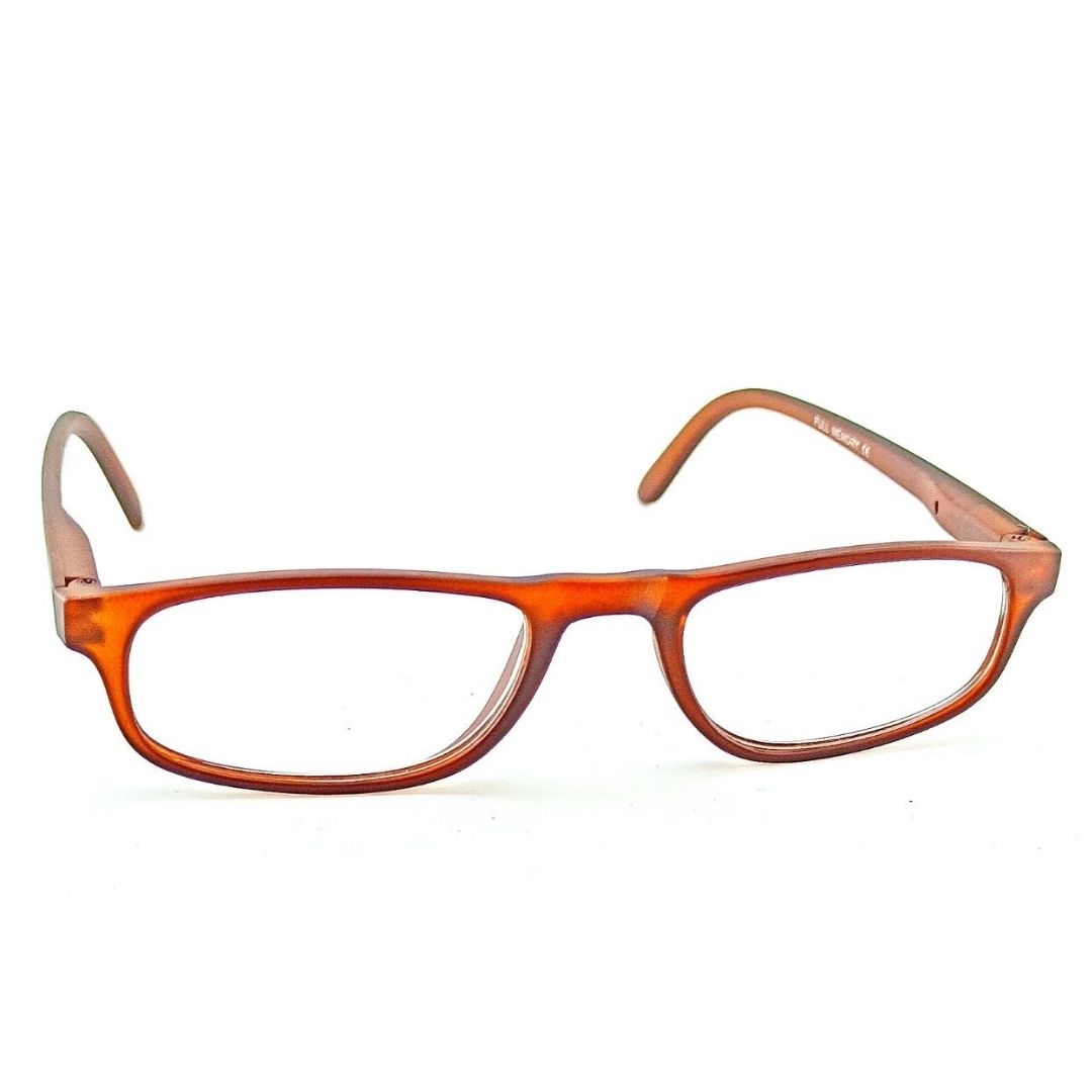 Jubleelens Brown Rectangle READERS Reading Eyeglasses (+1.00 to +3.00 Power)