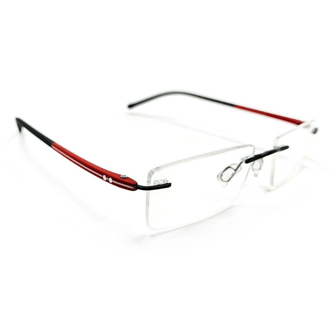 Hardy Wear Rimless Rectangular fire Frame
