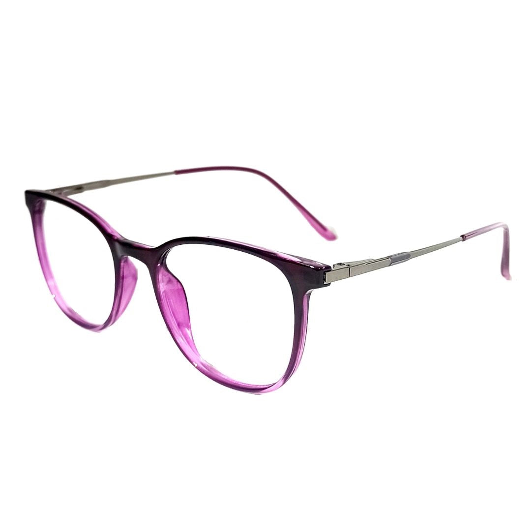 Jubleelens Full Rim JB-59002 Purple Wayfarer Frame For Men & Women - Medium (49 mm)