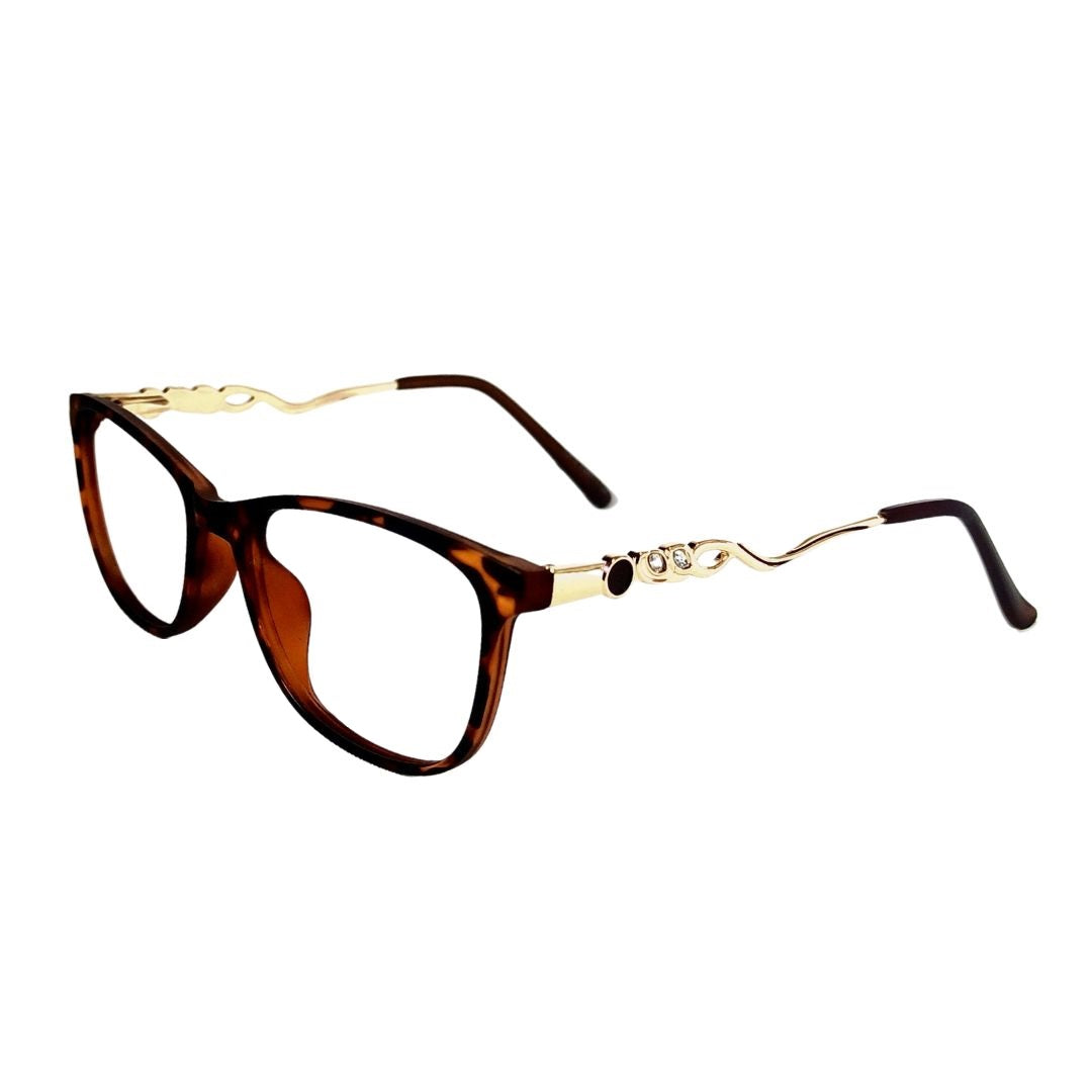 Jubleelens Trendy Cupper Rectangular Full Rim Frame For Women- 73410