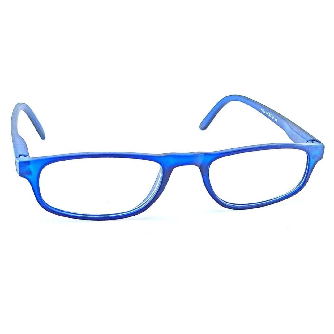 Jubleelens Blue Rectangle READERS Reading Eyeglasses (+1.00 to +3.00 Power)