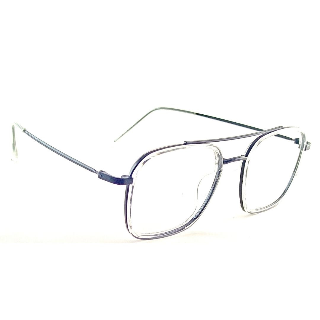 Jubleelens Full Rim Metallic Aviator Frame For Men And Women-(53mm)