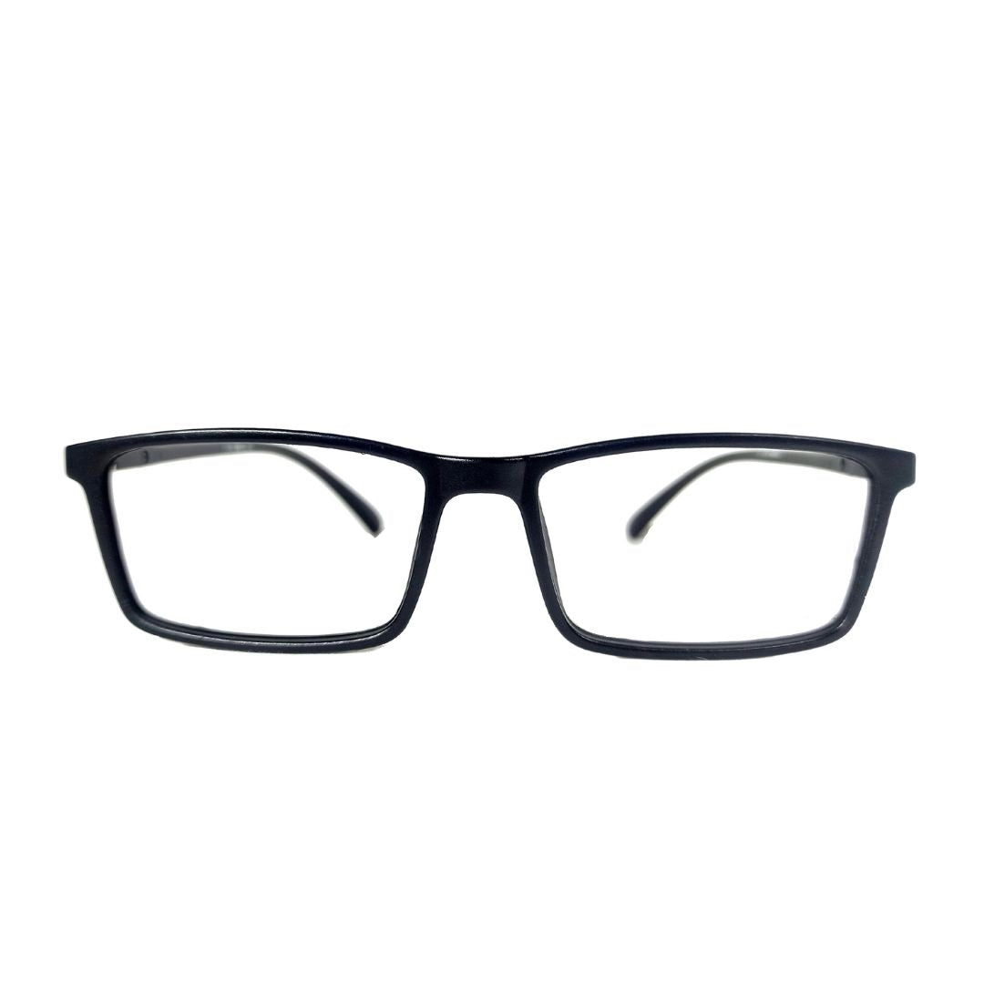 Jubleelens Rectangular Black Frame For Unisex Get Chasma- U-1815