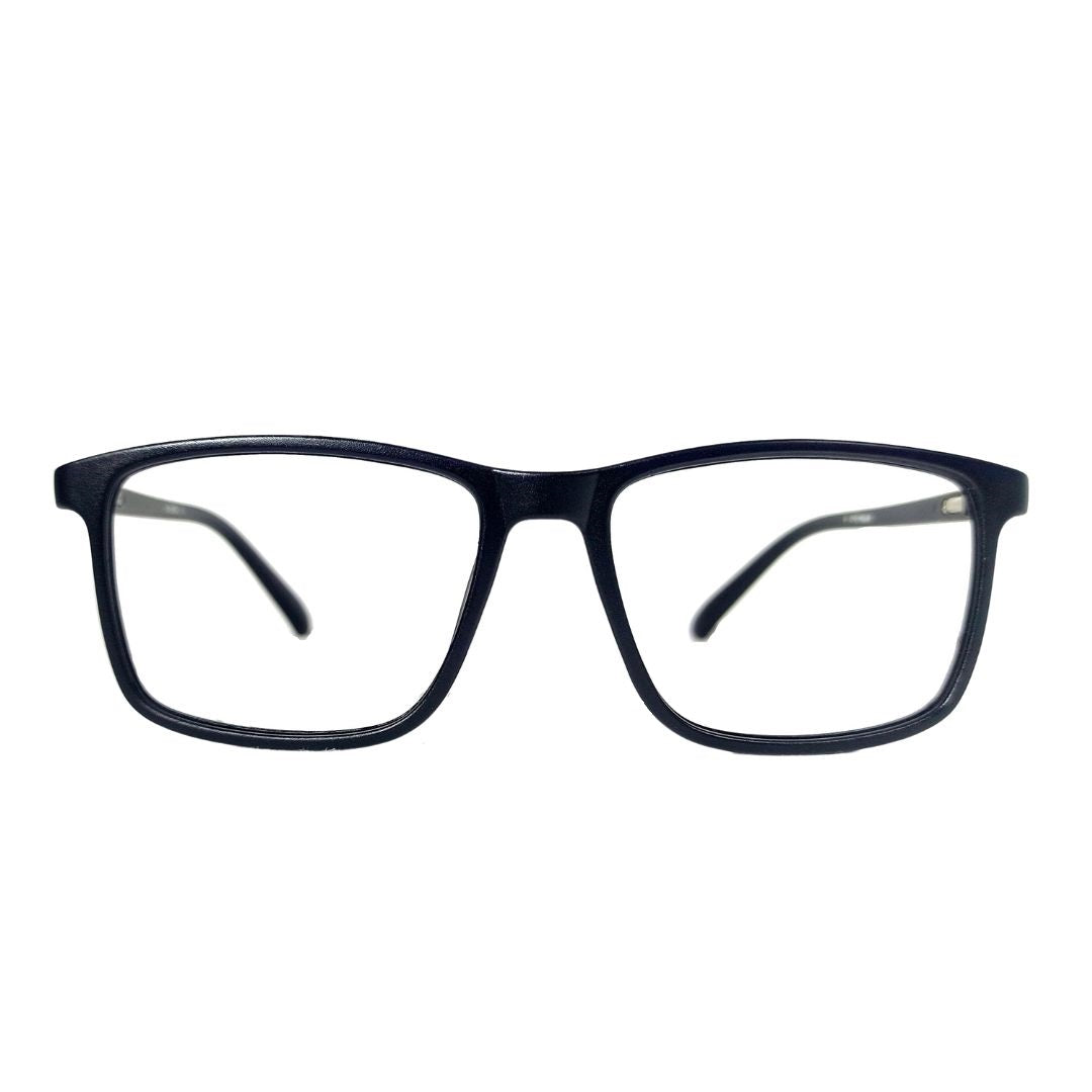 Jubleelens Square Full Rim Black Stylish Eyeglasses Frame For Unisex- U-2032