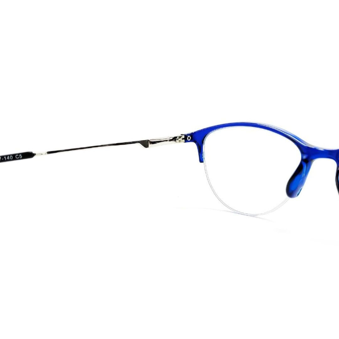 Jubleelens Visage Poly-Half Rim Cat Eye frame- V4008
