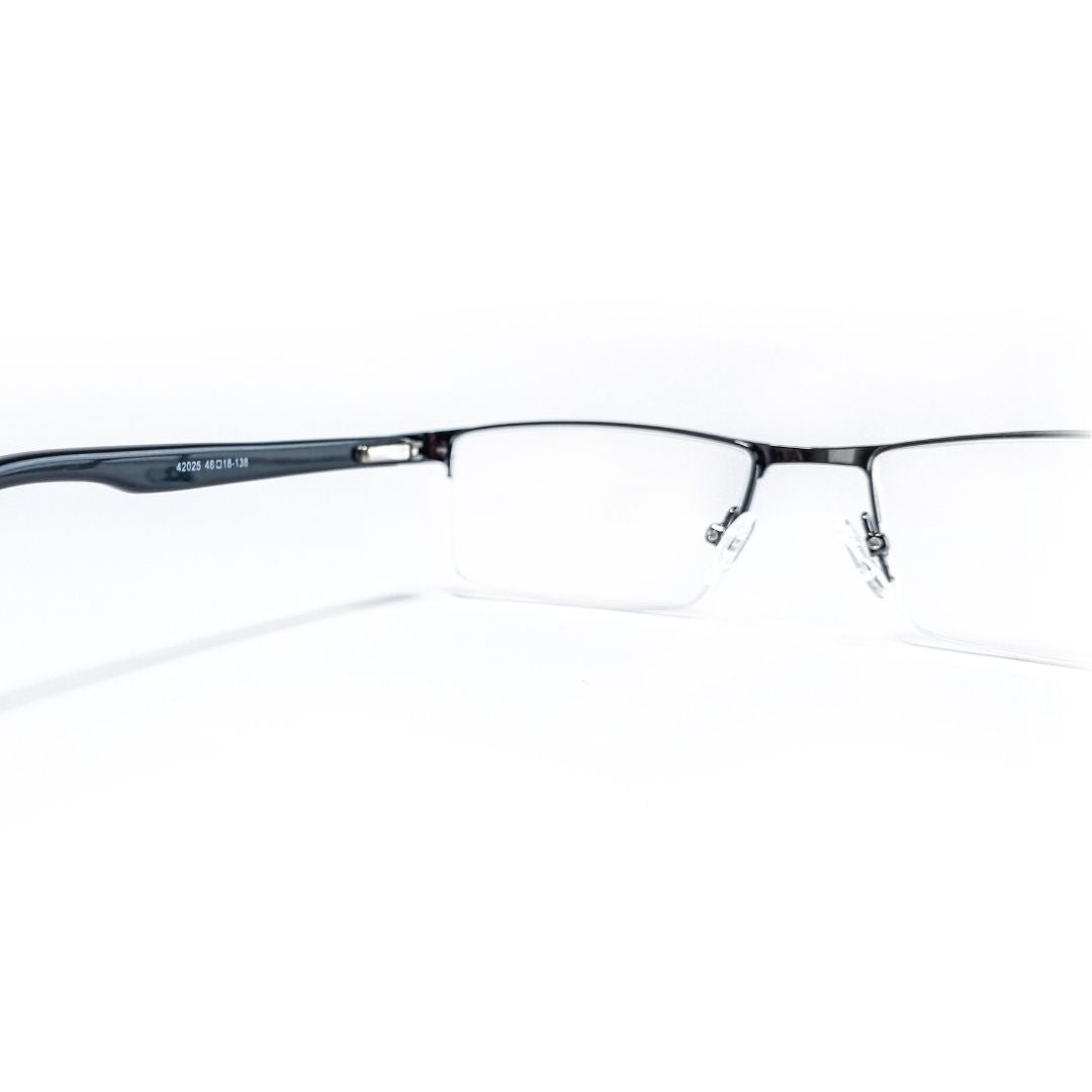 Stylish Supra Frame Purple Half Rim Frame For Unisex