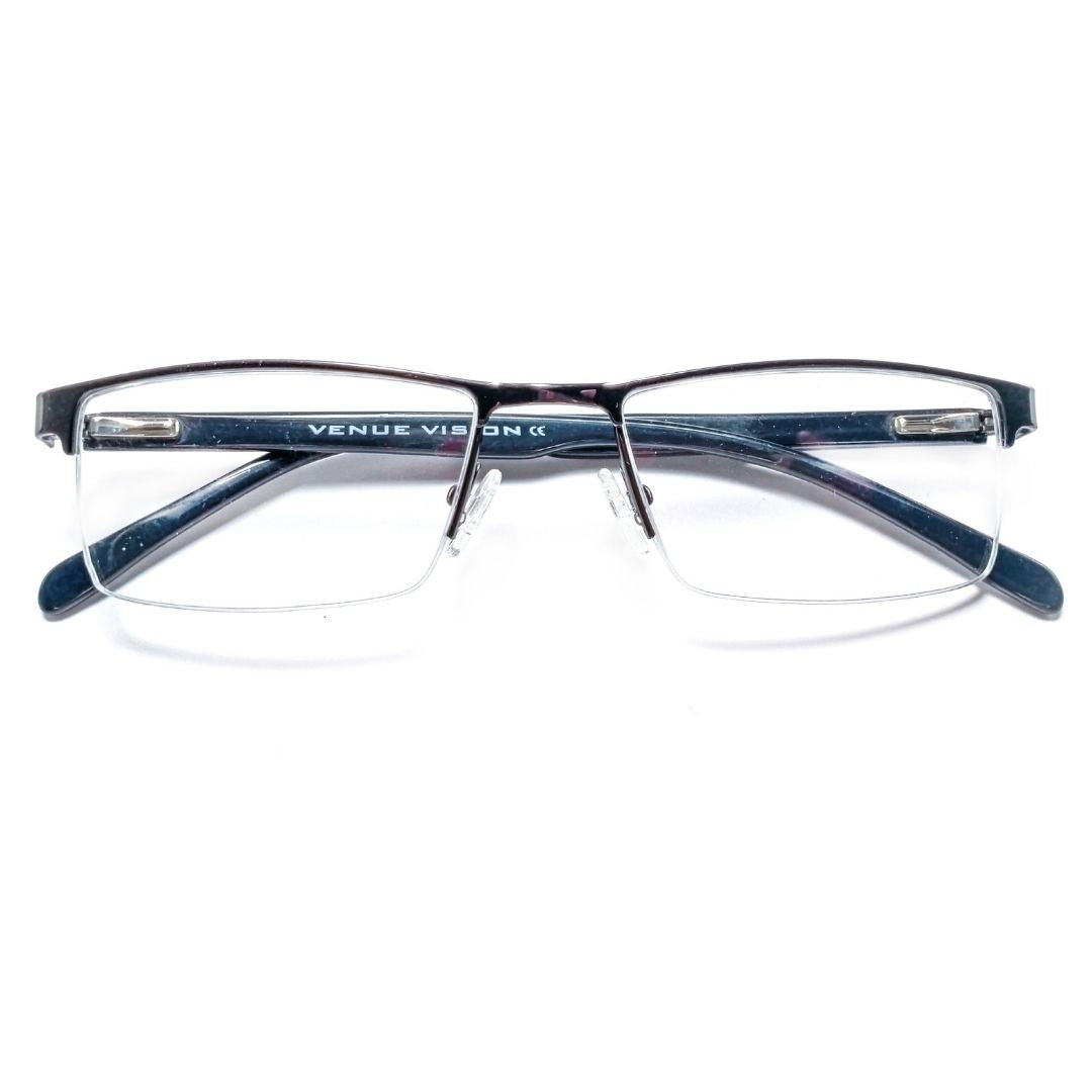 Stylish Supra Frame Purple Half Rim Frame For Unisex