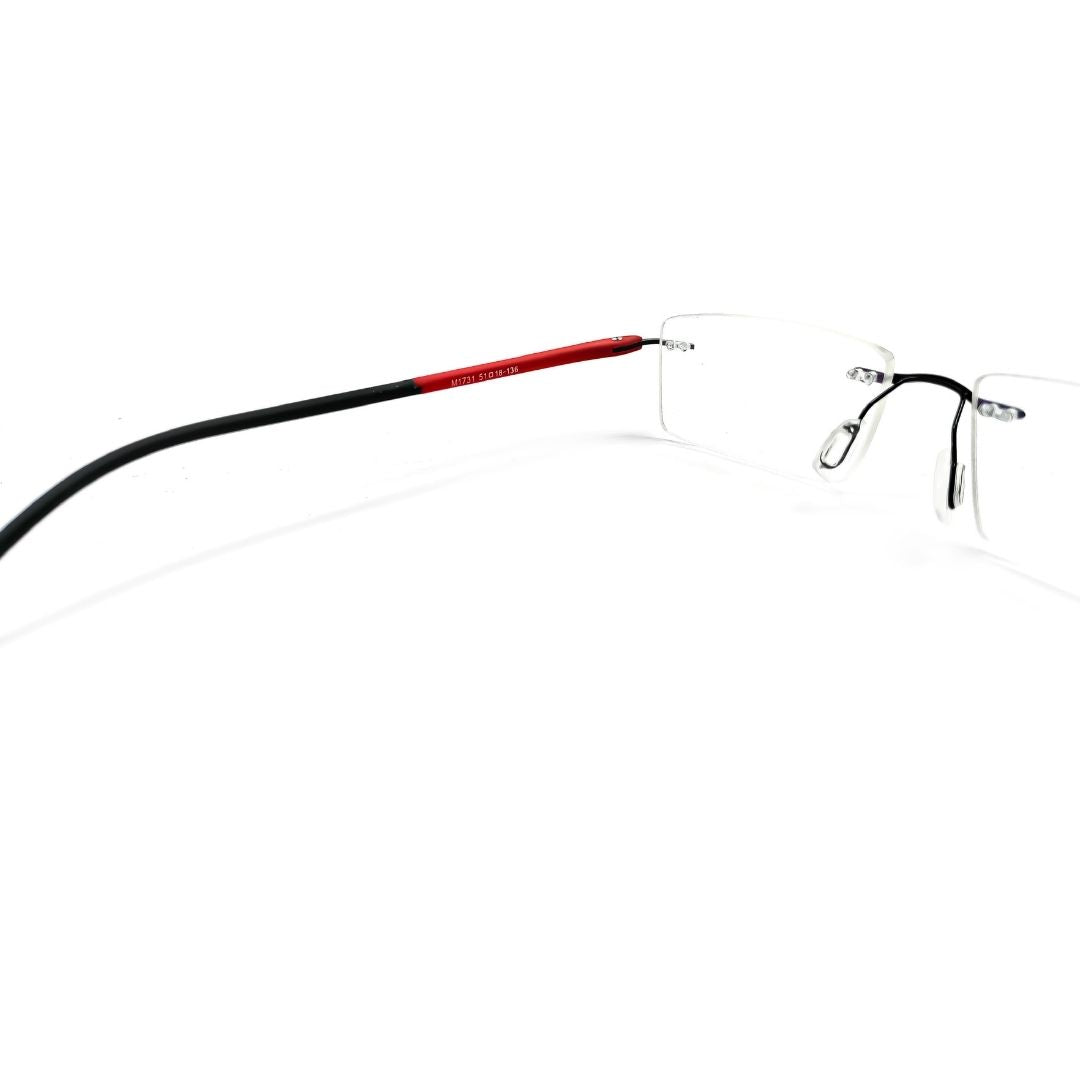 Hardy Wear Rimless Rectangular fire Frame