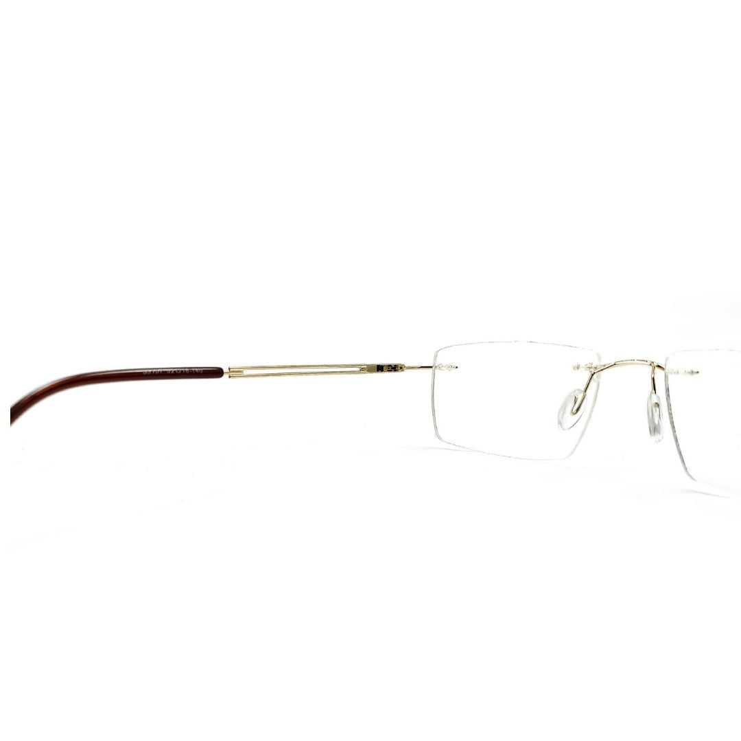Jubleelens Rich Metal Rimless Rectangular Medium Frame