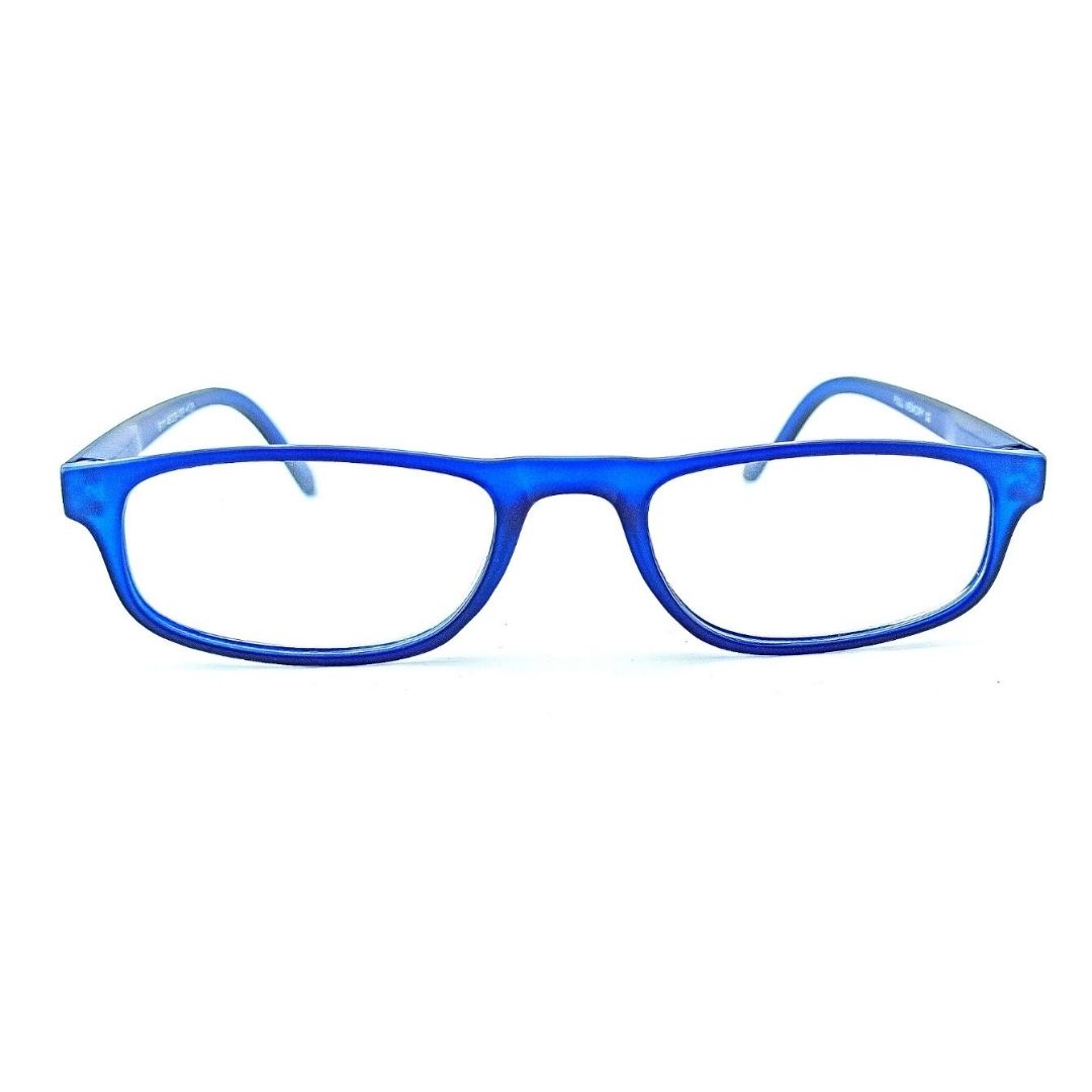 Jubleelens Blue Rectangle READERS Reading Eyeglasses (+1.00 to +3.00 Power)