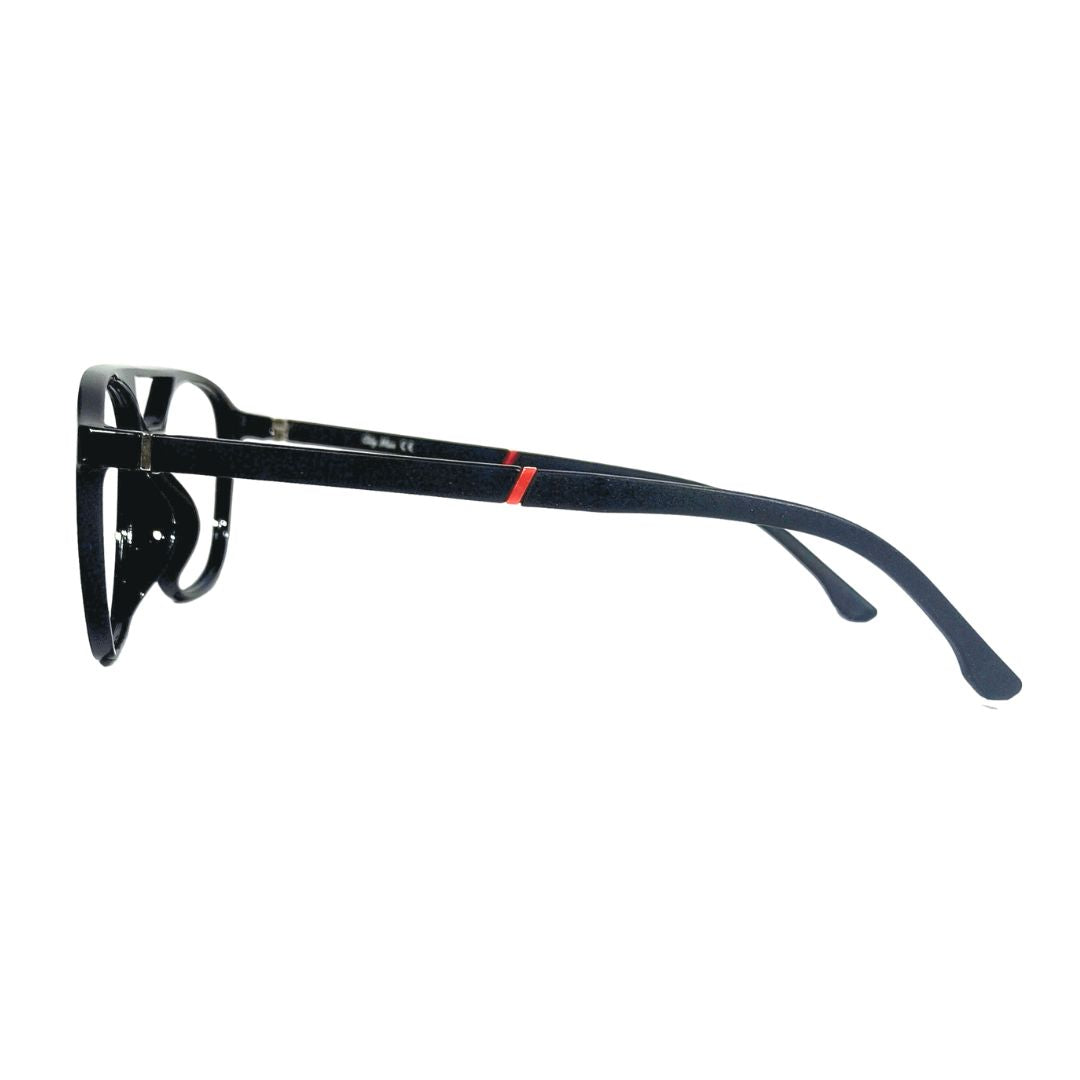 Jubleelens Optics Stylish Full Rim Black Square Frame- 98003