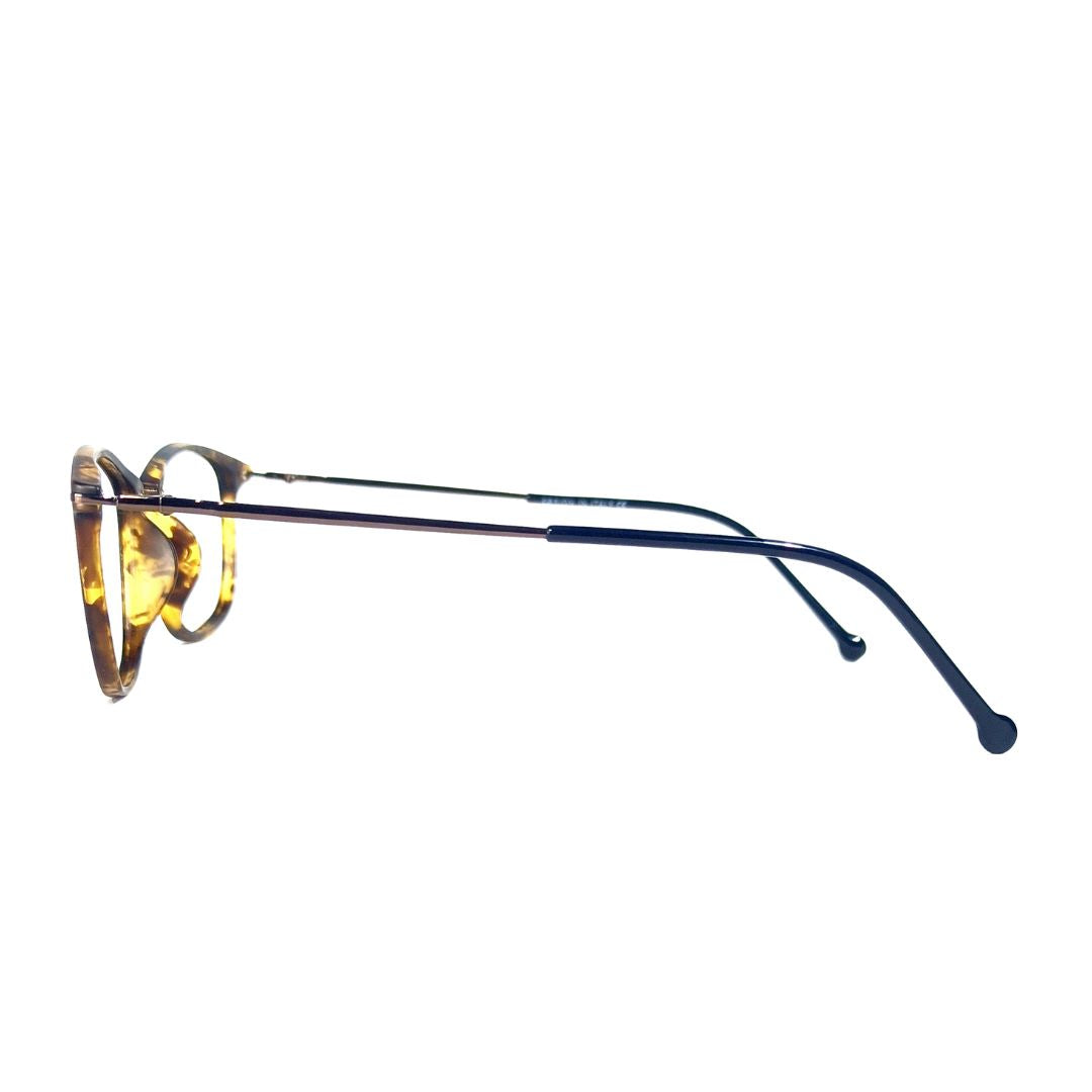 Jubleelens Square Medium Full Rim Eyeglasses Frame For Unisex- 1206 (Single Vision)