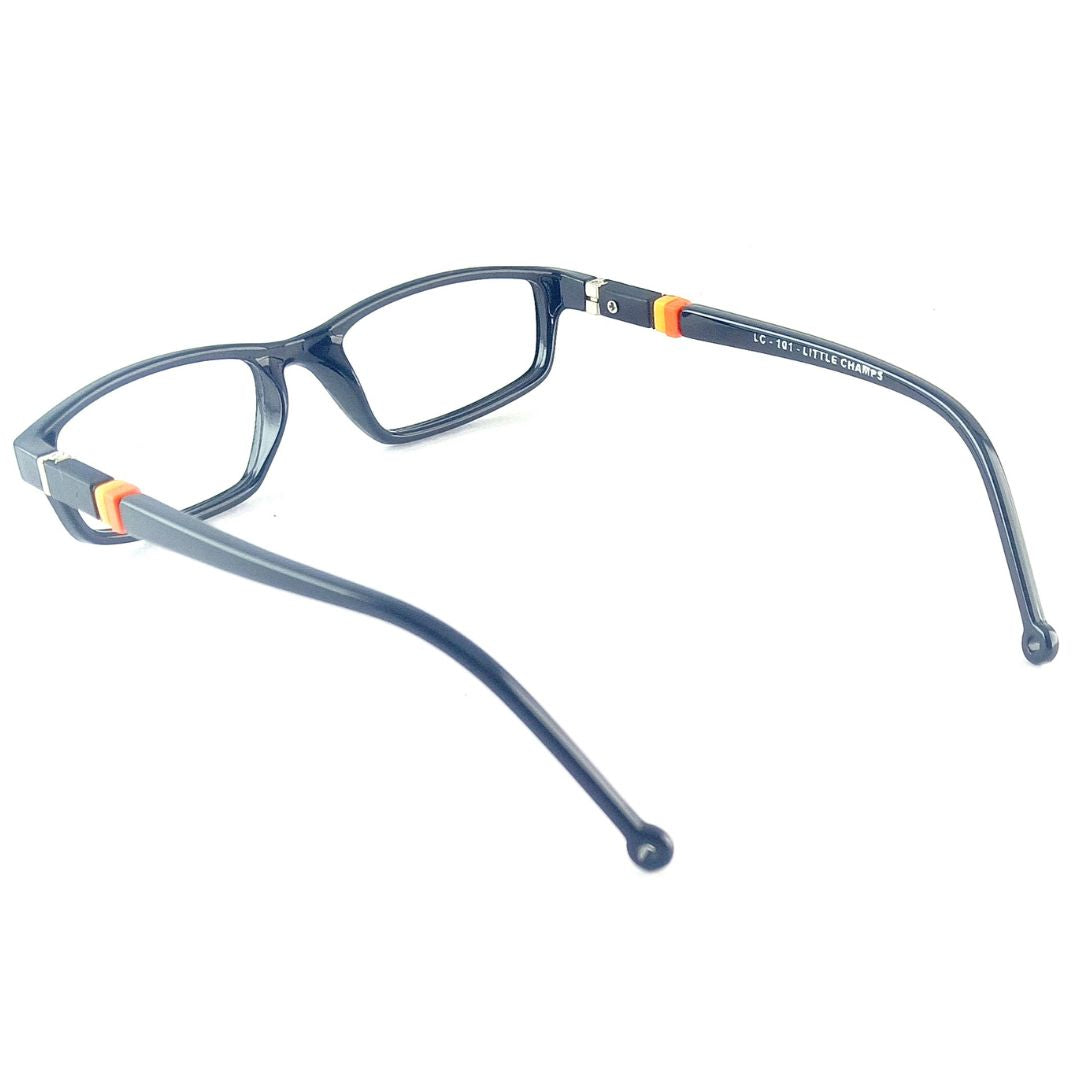 Jubleelens Rectangular Black Frame For Kids -LC-101