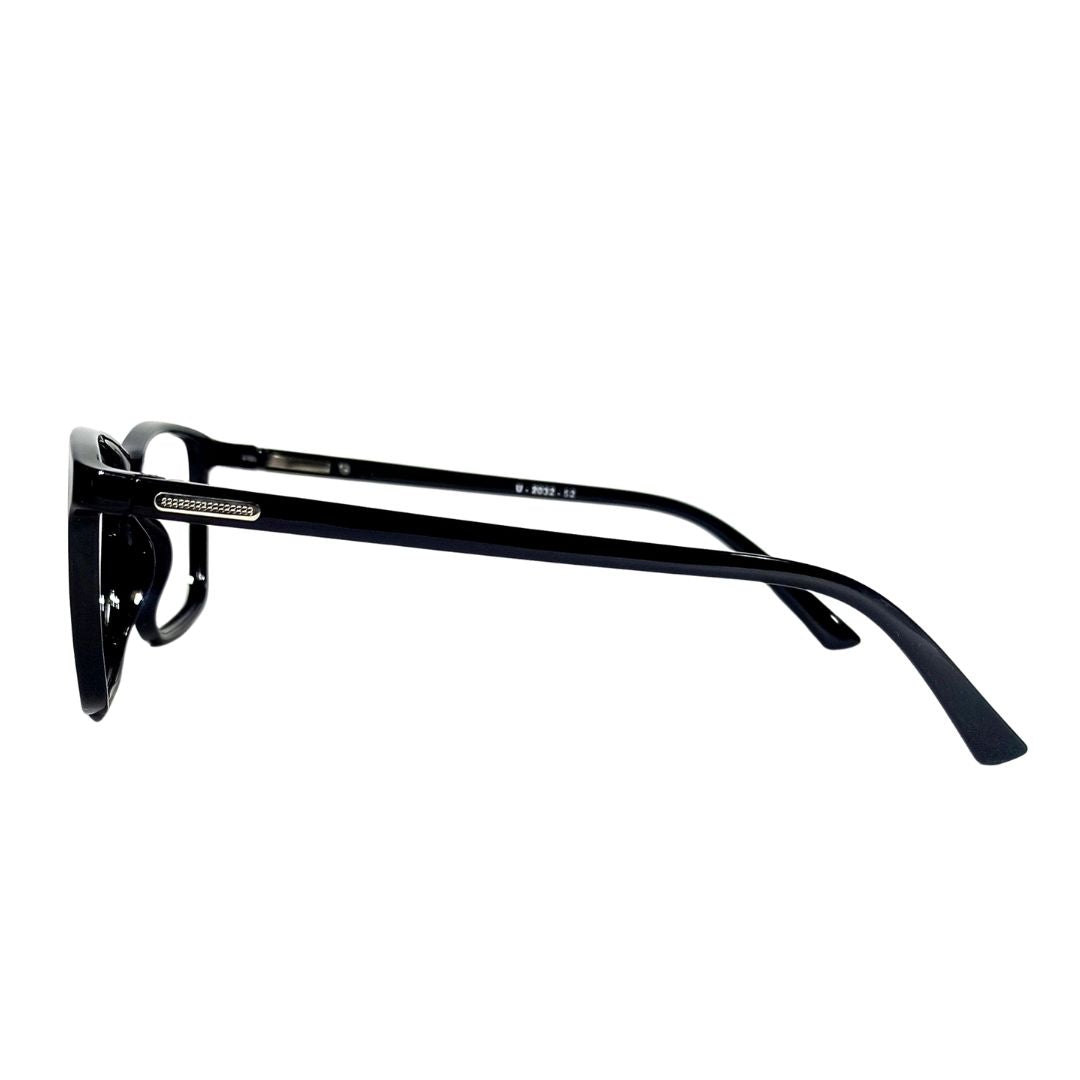Jubleelens Square Full Rim Black Stylish Eyeglasses Frame For Unisex- U-2032