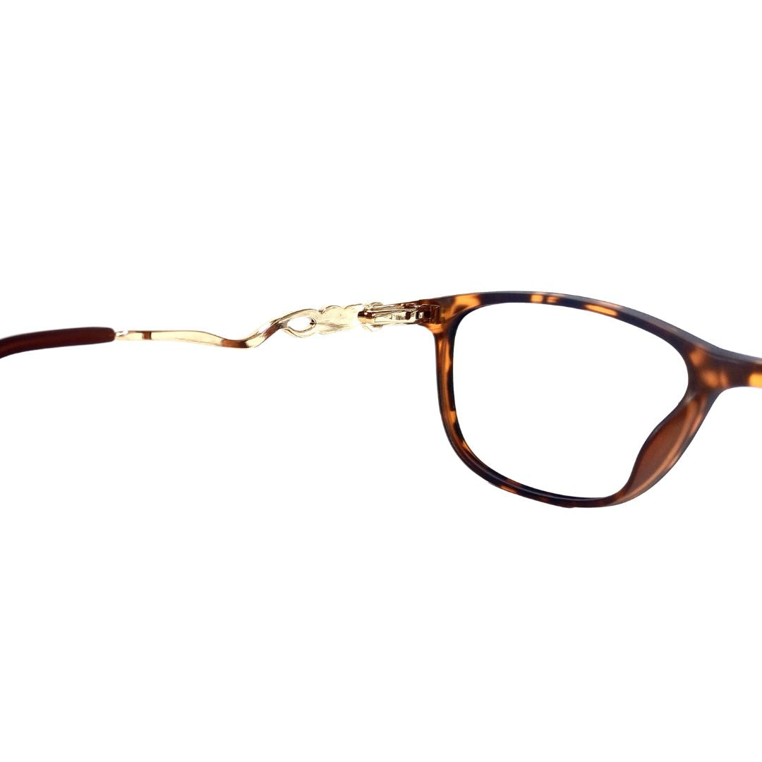 Jubleelens Trendy Cupper Rectangular Full Rim Frame For Women- 73410