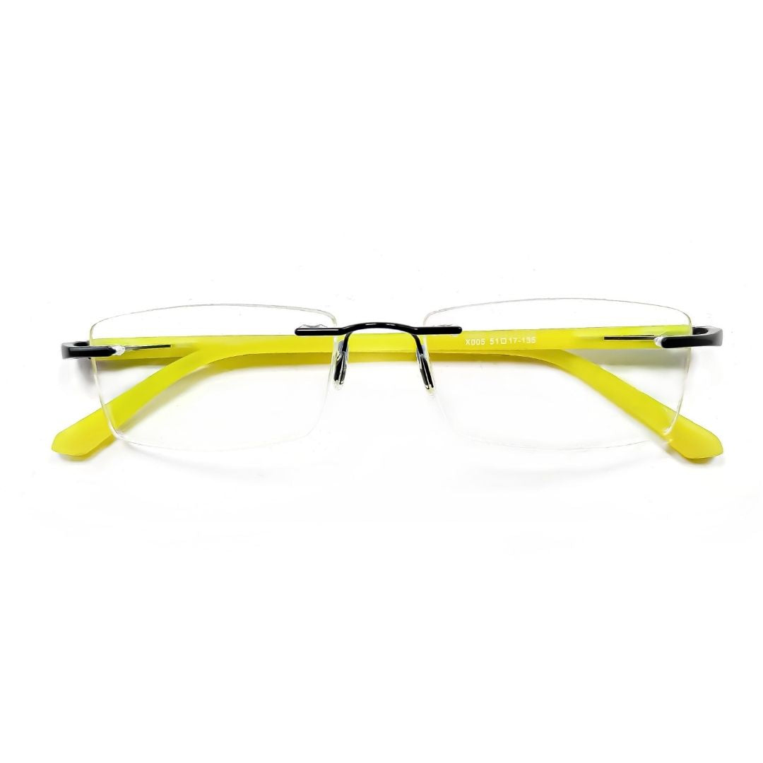 Jubleelens Rimless Rectangular Frame For Men And Women