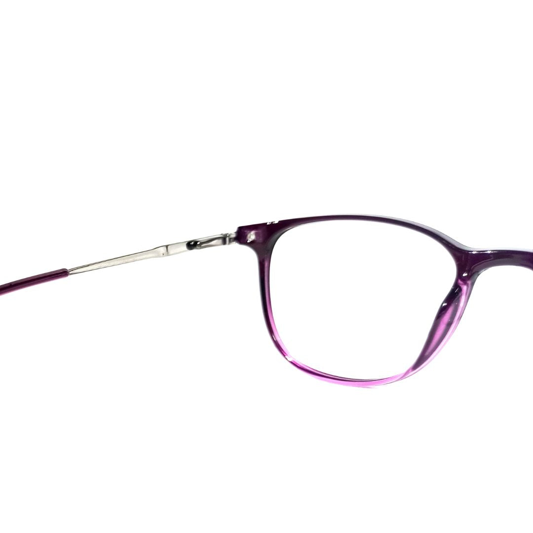Jubleelens Full Rim JB-59002 Purple Wayfarer Frame For Men & Women - Medium (49 mm)